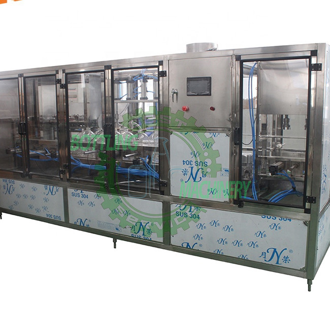 Machine de remplissage de bouteilles automatique de l'eau de bouteille 3L/5L/10L de 600BPH 6-6-1