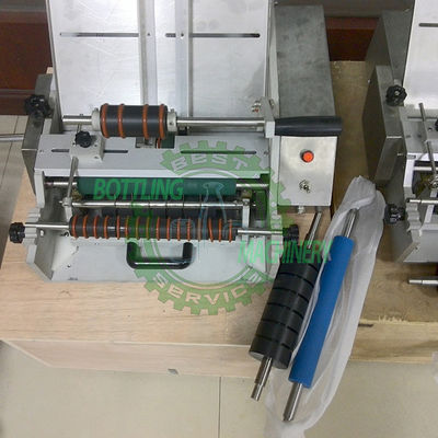 Machine à étiquettes de colle de papier de médecine de bouteille froide humide Semi-automatique de PE